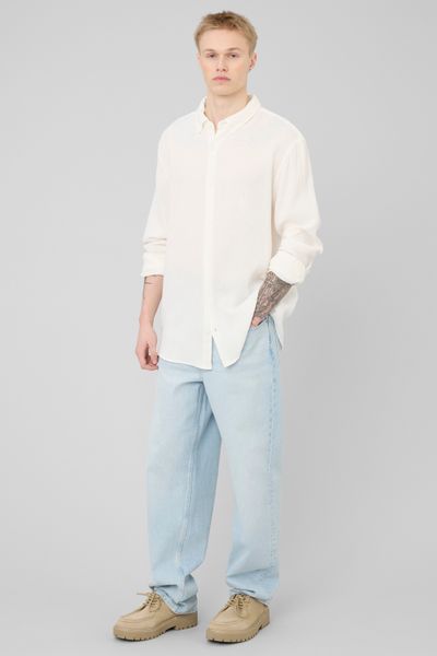 Chemise manches longues gaze de coton