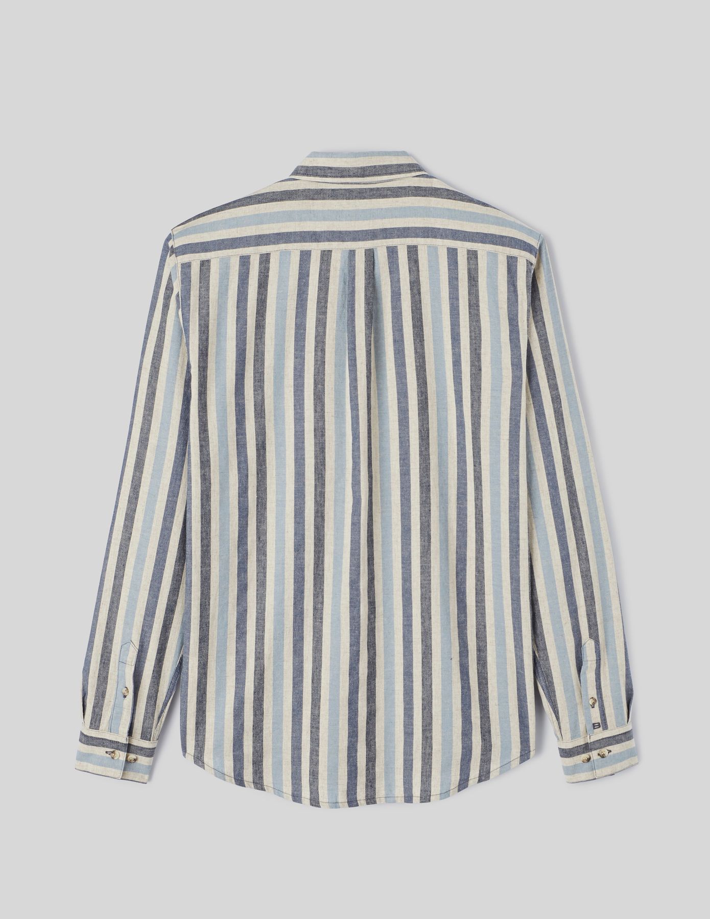 Chemise rayée droite