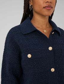 Gilet boutonn&eacute; col polo