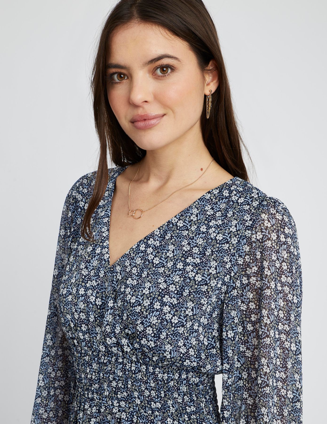 Robe courte imprimée