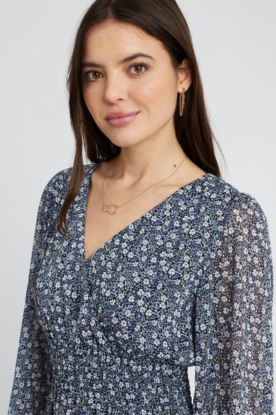 Robe courte imprimée