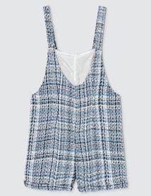 Combinaison short en tweed