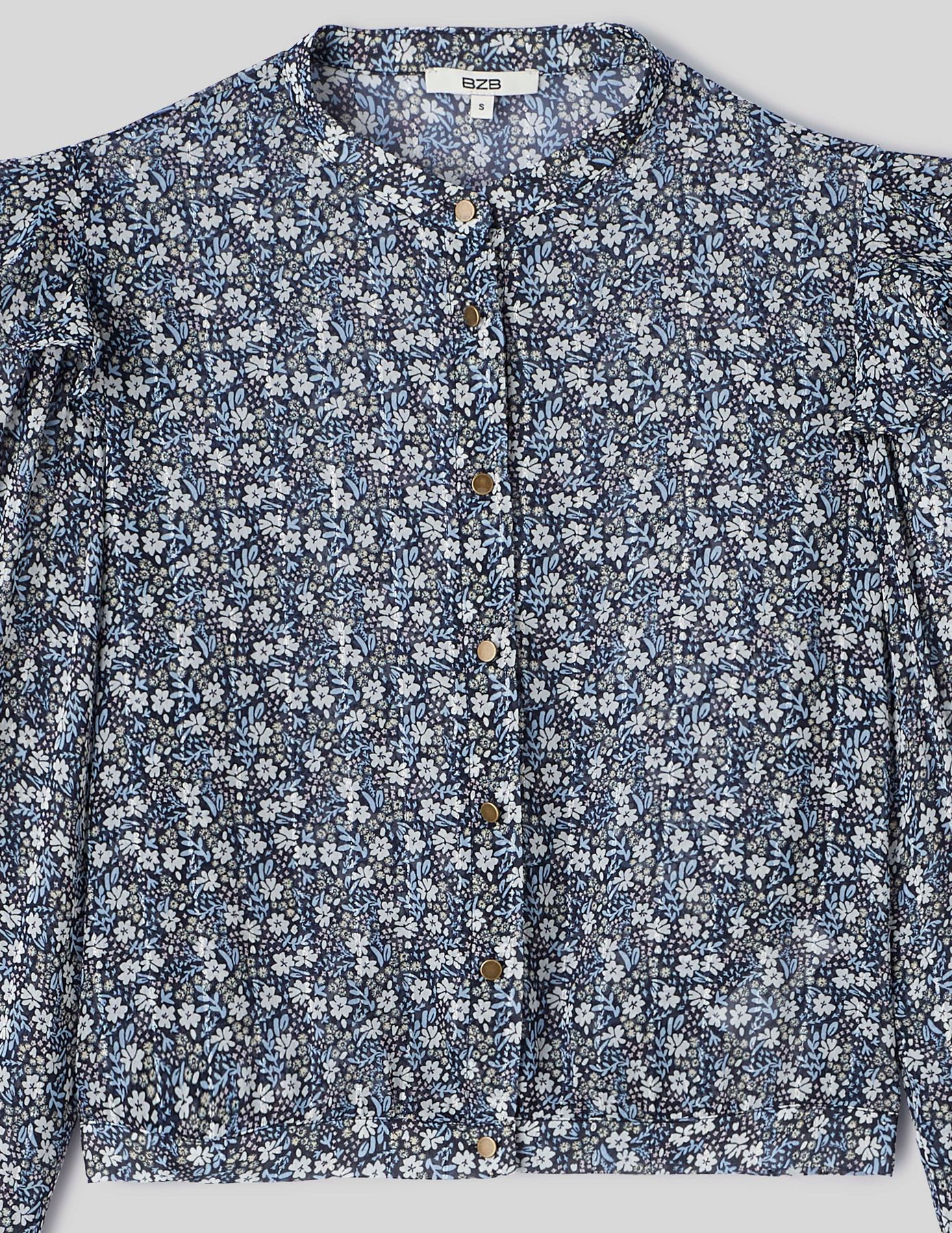 Chemise en voile imprimée