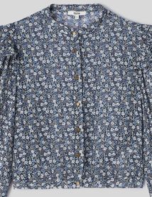 Chemise en voile imprimée