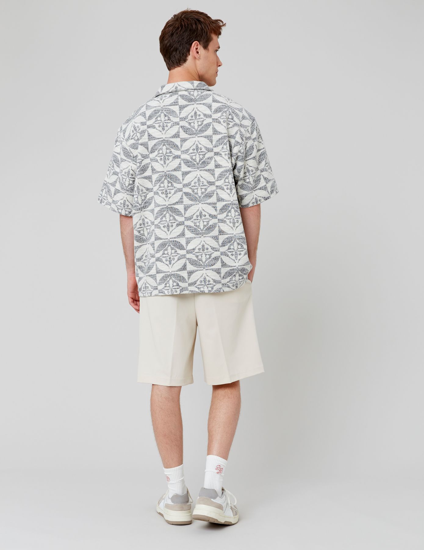Chemisette en maille Jacquard