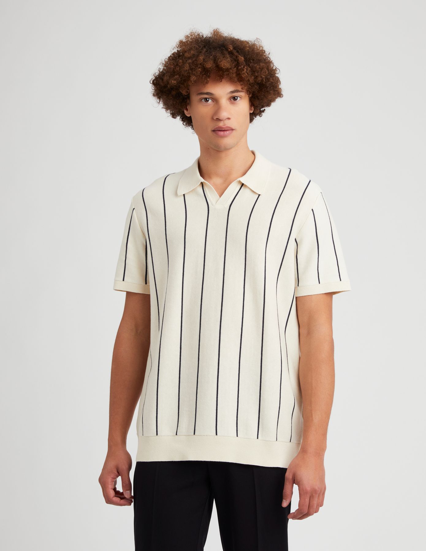 Polo à rayures