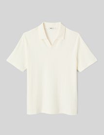 Polo matière fantaisie