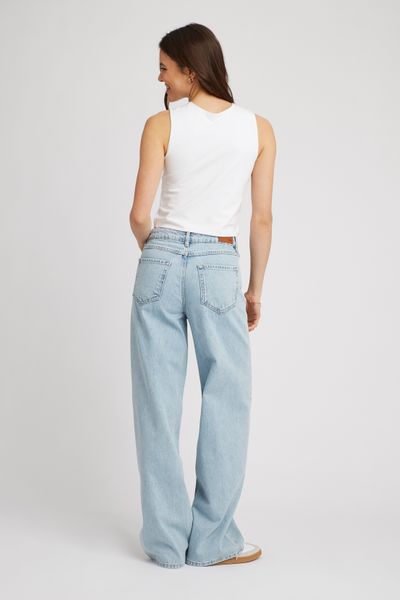 Jean wide leg taille standard