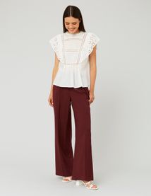 Blouse en broderie anglaise