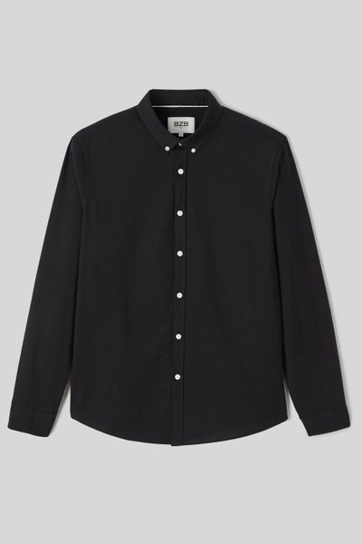 Chemise unie ajustée