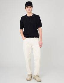 Polo maille fantaisie