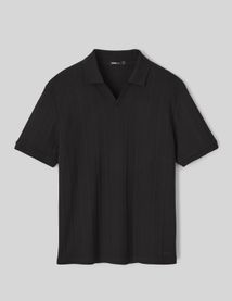 Polo maille fantaisie