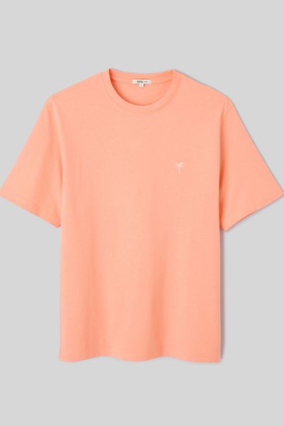 T-shirt broderie poitrine