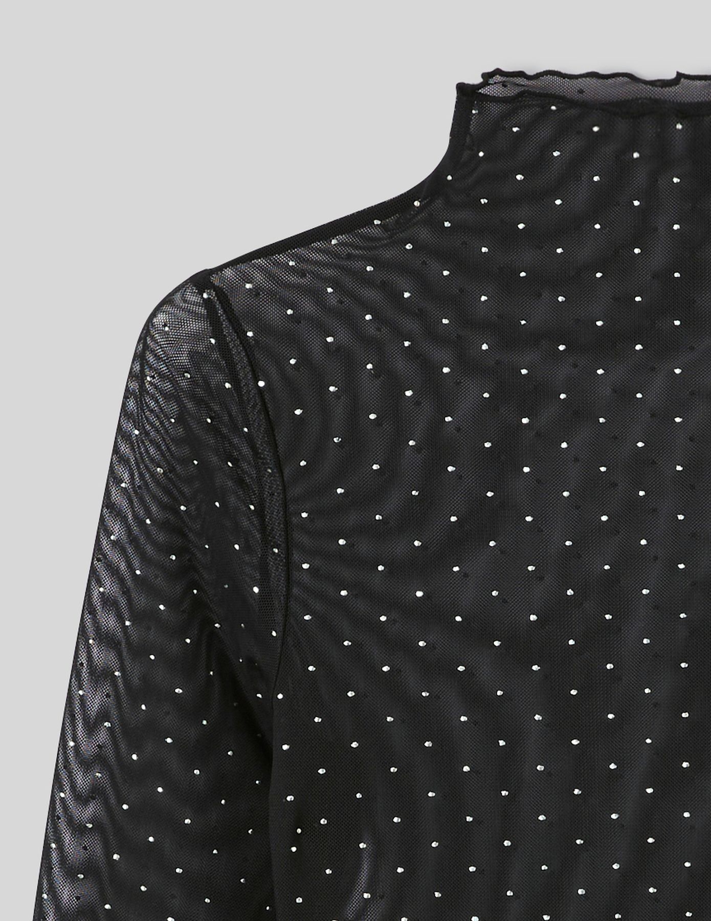 T-shirt r&eacute;sille strass