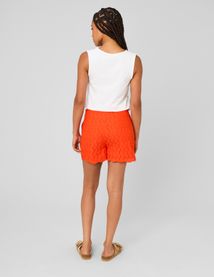 Short broderie anglaise