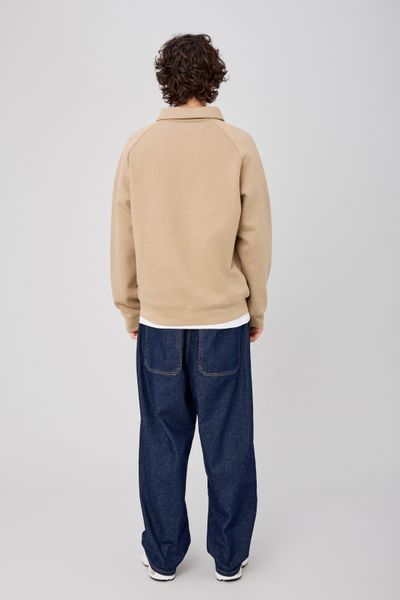 Sweat col polo zipp&eacute;