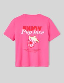 T-shirt imprim&eacute; devant/dos