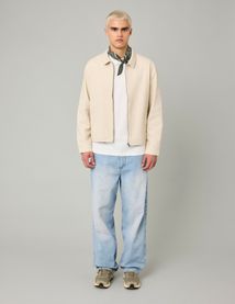 Veste zippée uni