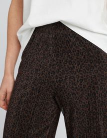 Pantalon plissé brillant