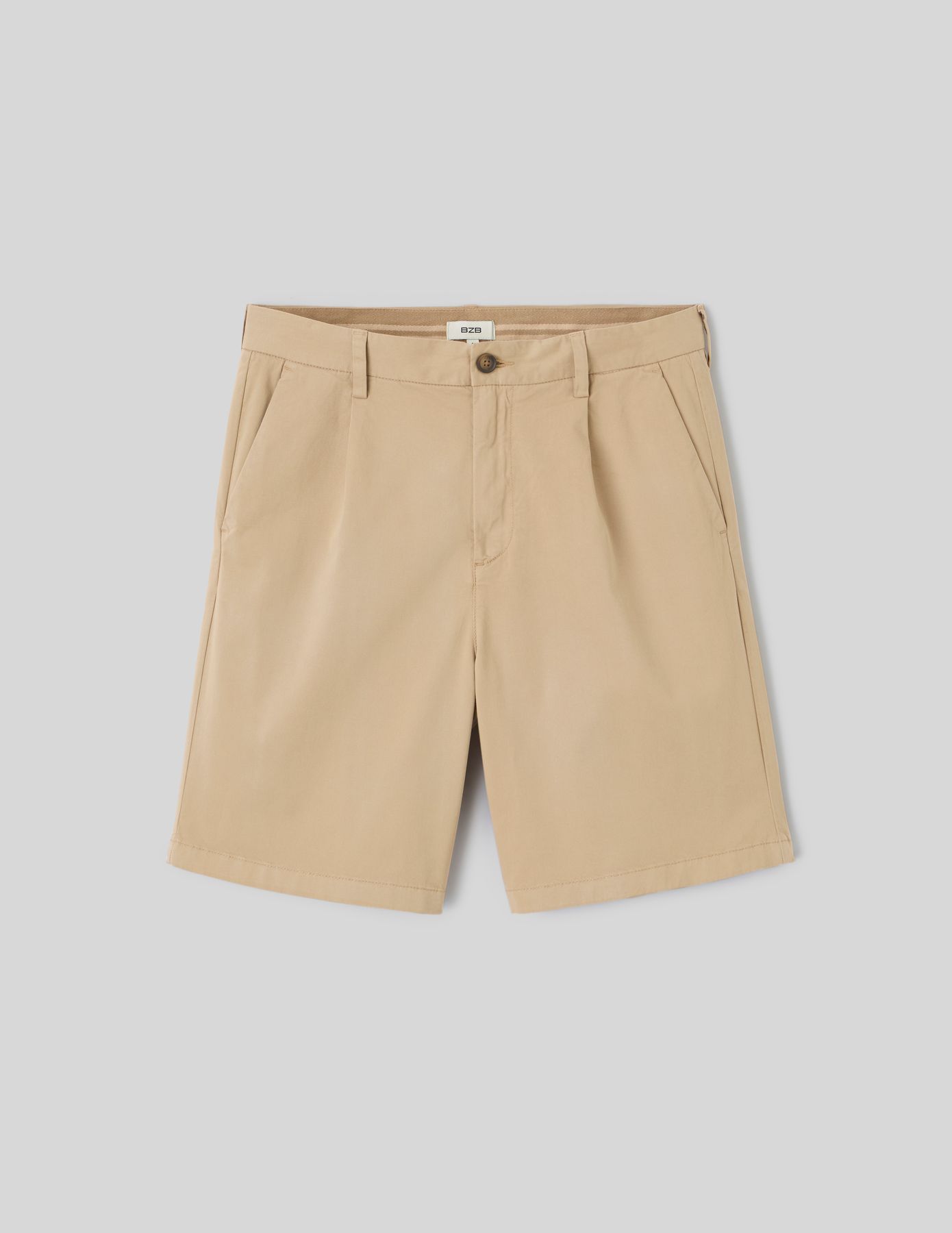 Bermuda chino &agrave; plis