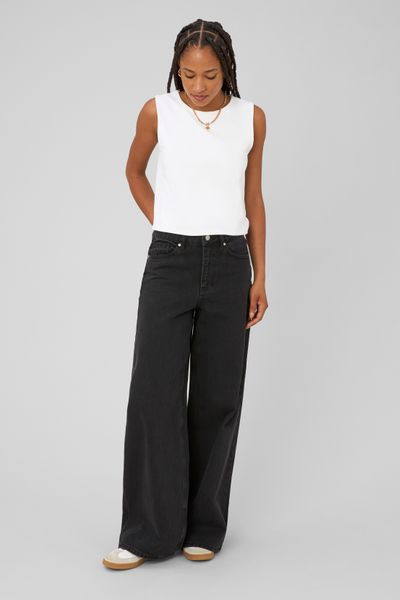 Jean wide leg taille standard