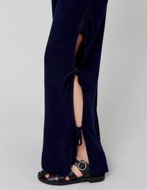 Pantalon fluide avec noeuds