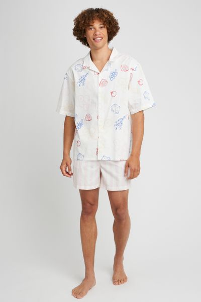 Short de bain rayé