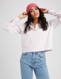 Chemise courte ray&eacute;e