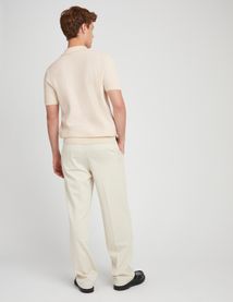 Polo matière fantaisie