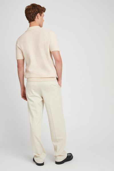 Polo matière fantaisie