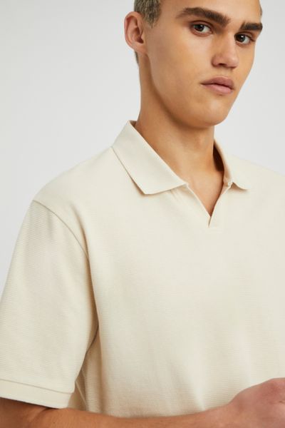 Polo matière fantaisie