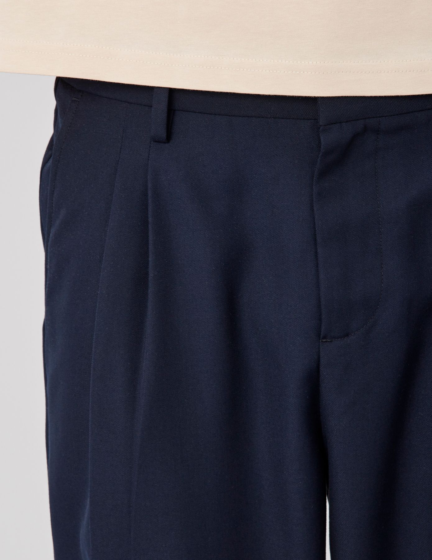 Pantalon fluide double pinces