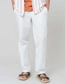 Pantalon de ville coton lin
