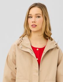 Coupe vent &agrave; capuche