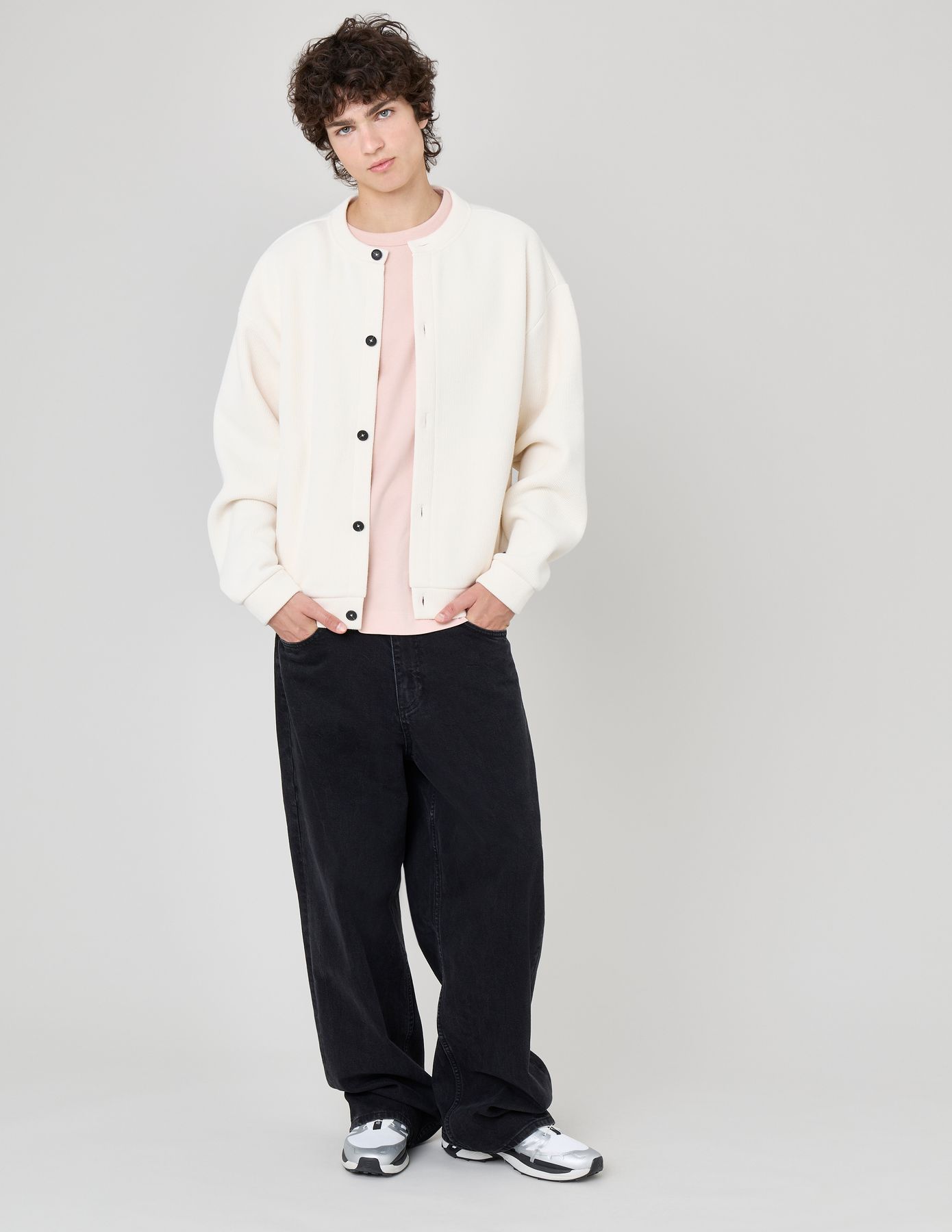 Gilet matière texturée