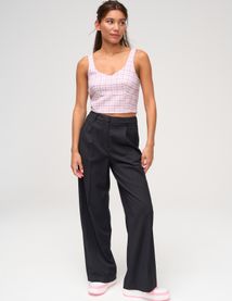 Top corset en tweed