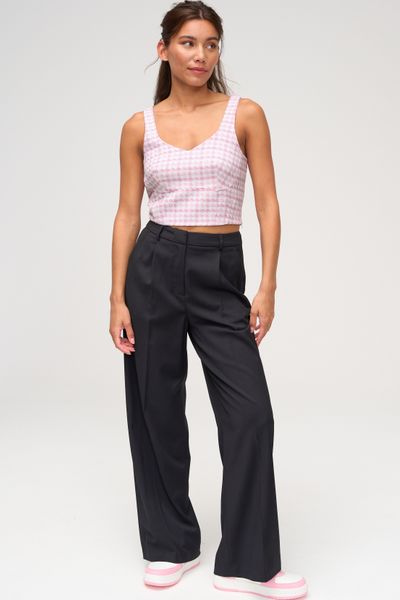 Top corset en tweed