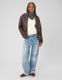 Veste en tissu enduit