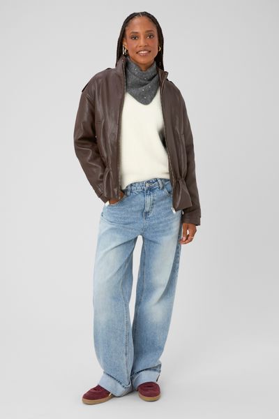 Veste en tissu enduit