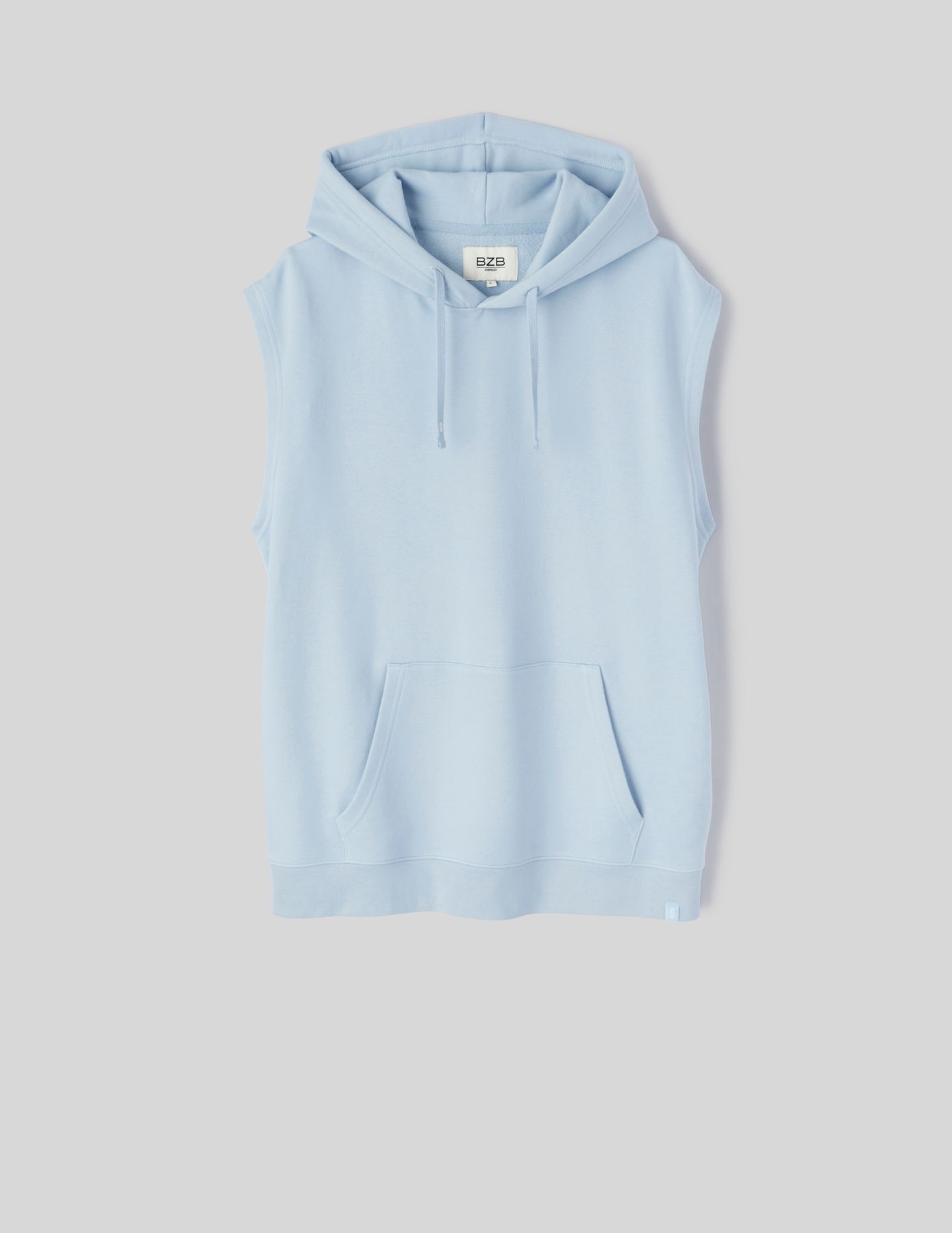 Sweat sans manches à capuche