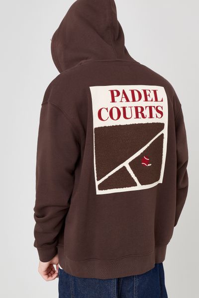 Sweat zipp&eacute; imprim&eacute; devant/dos