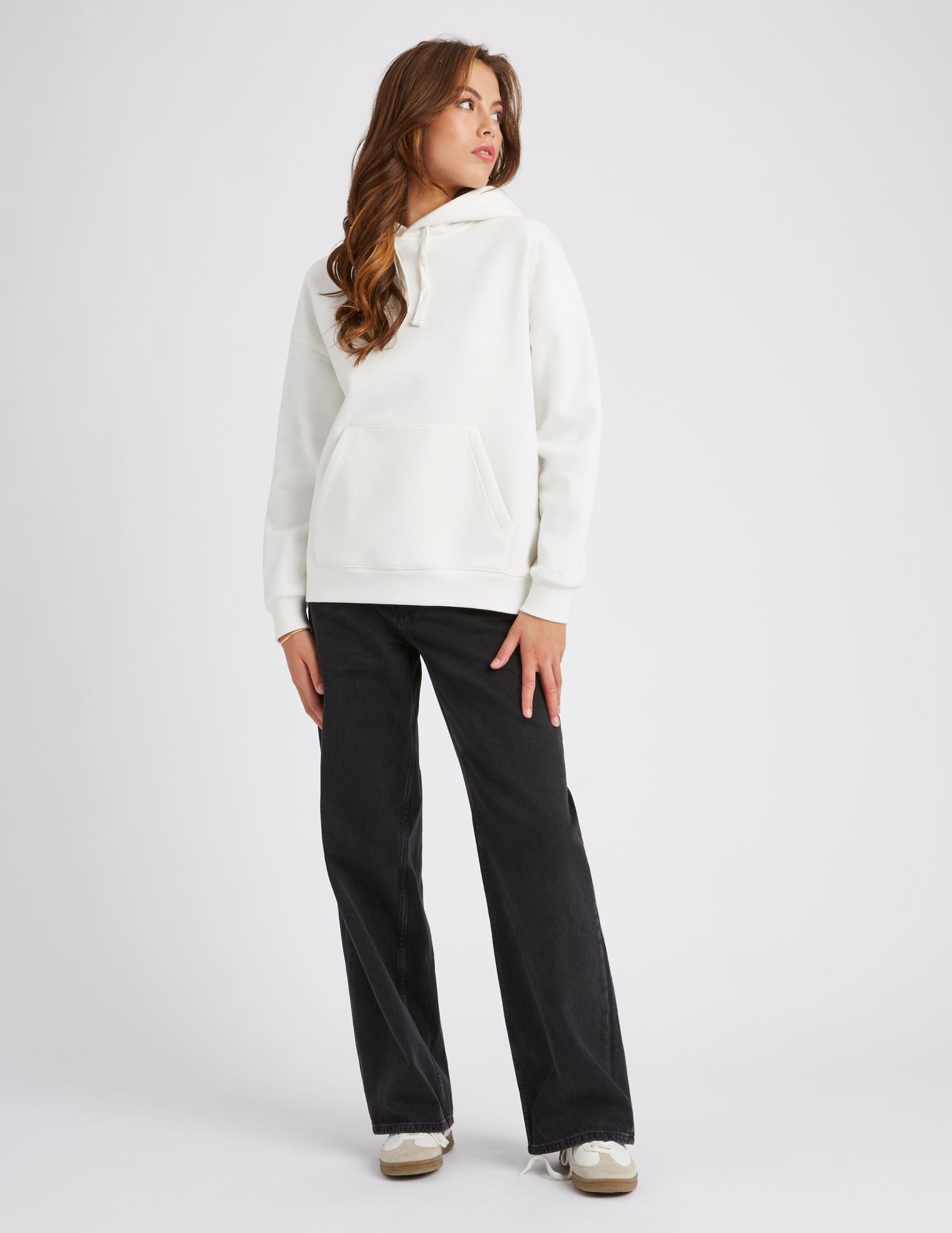 Sweat &agrave; capuche uni