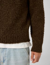Pull maille bouclette