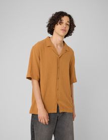 Chemise manches courtes gaze de coton