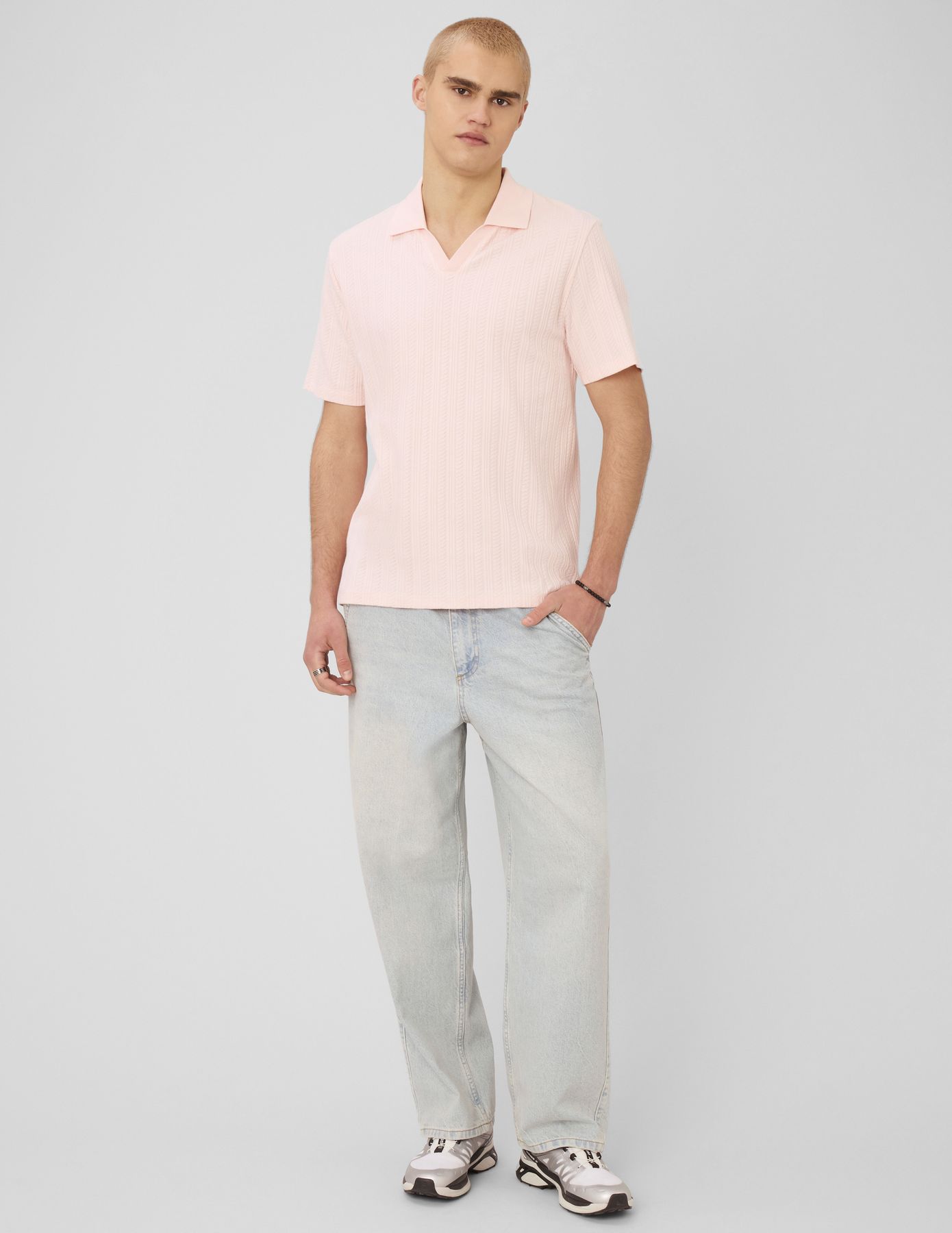 Polo mati&egrave;re fantaisie