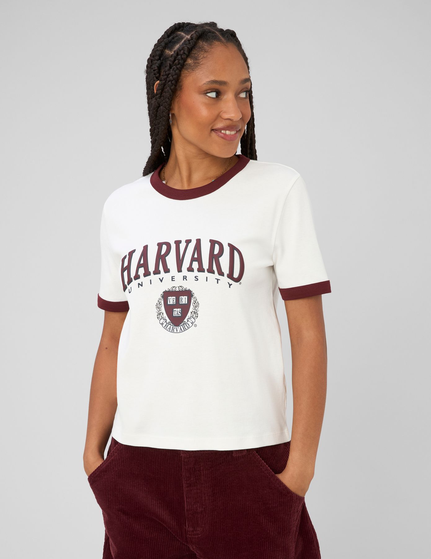 T-shirt imprim&eacute; licence Harvard