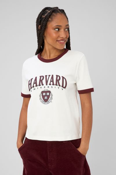 T-shirt imprim&eacute; licence Harvard