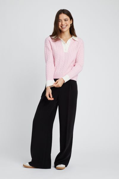Pull col polo fantaisie
