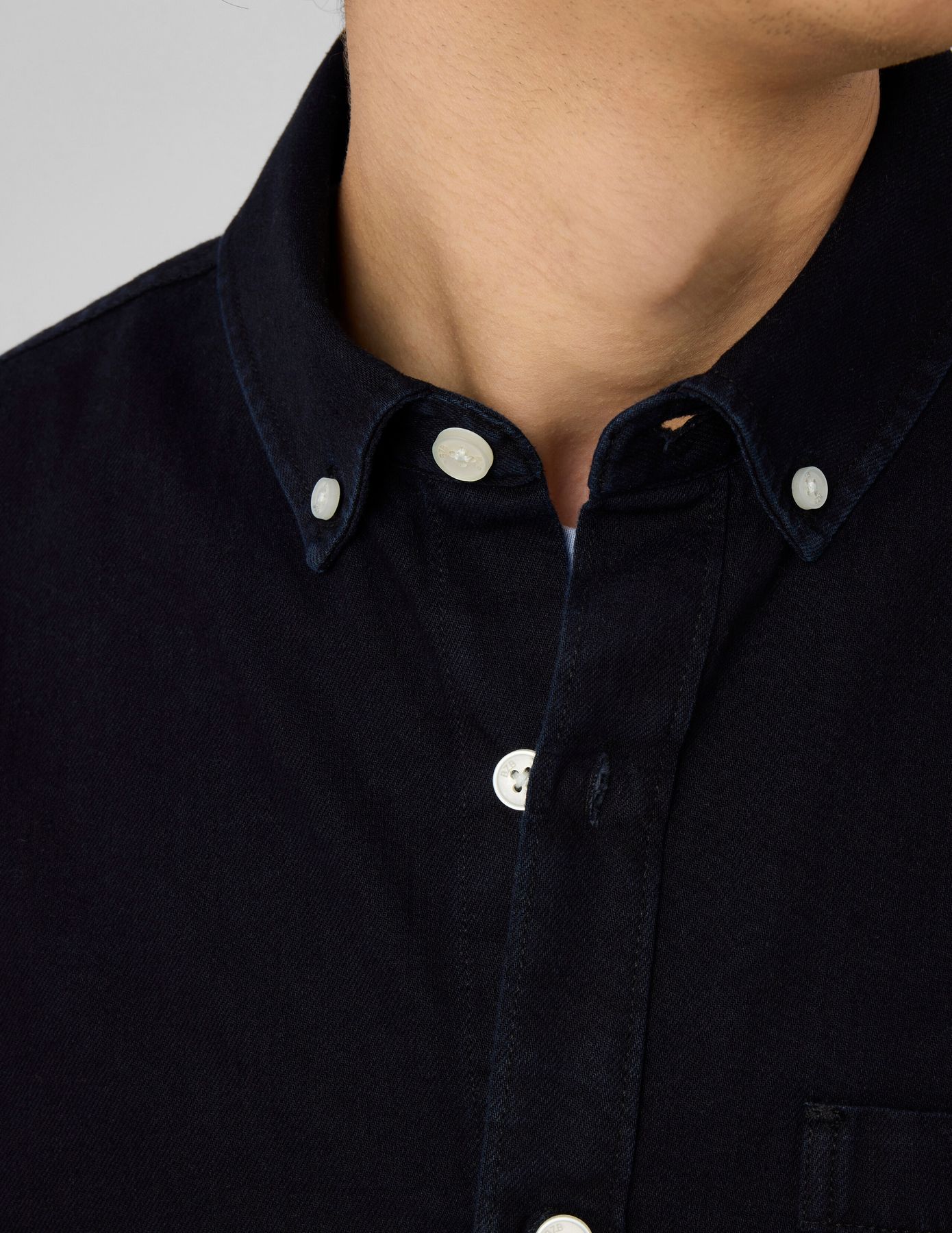 Chemise indigo