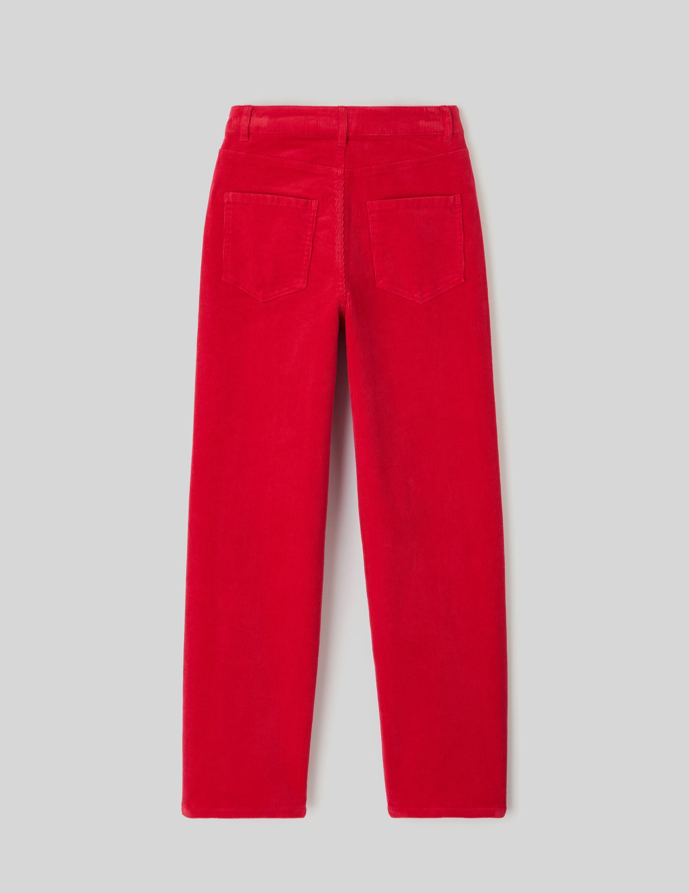 Pantalon straight velours